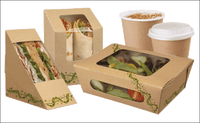 Custom Bio-Pak Takeout Boxes