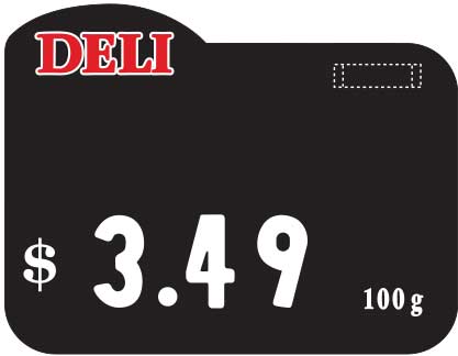 Standard Tags With Moulded 3/4" Insert Numbers