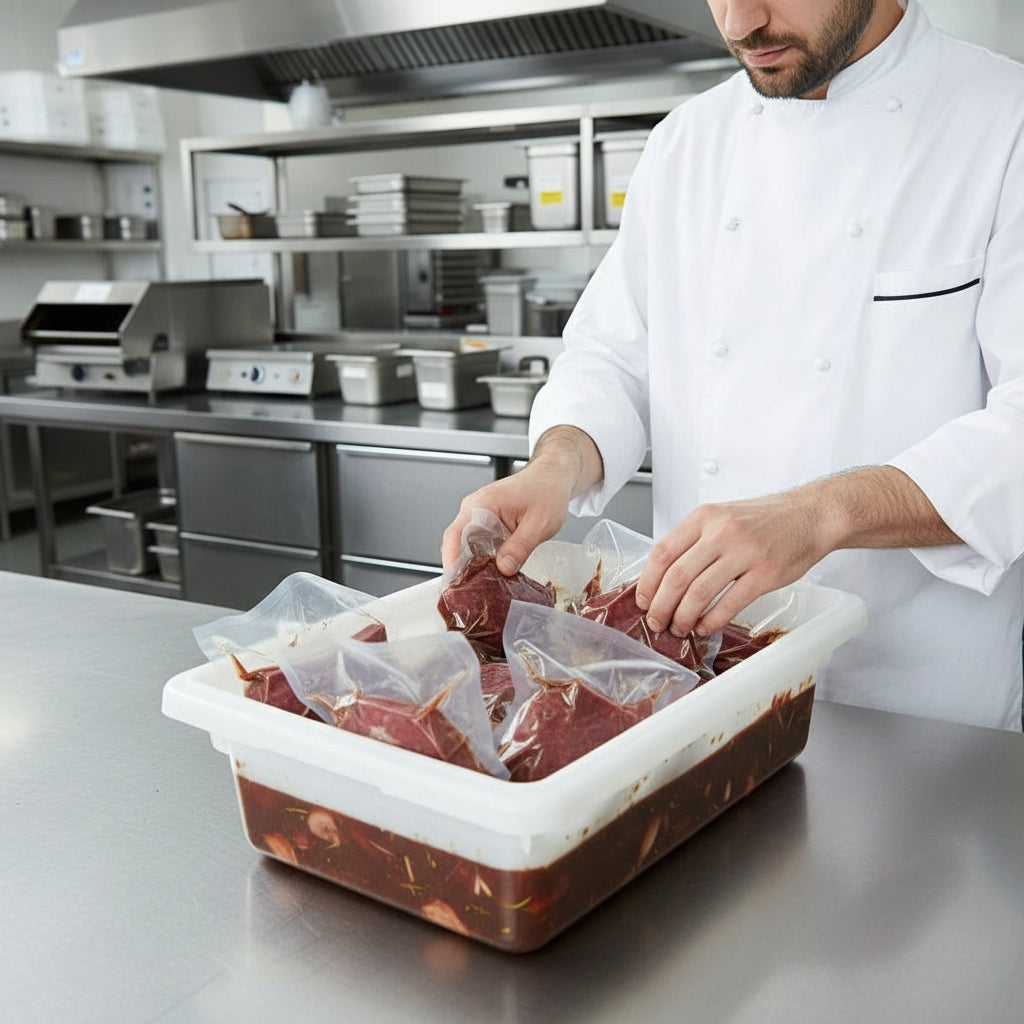 Camwear Food Storage Box White 12" x 18" x 6" D 12186P148