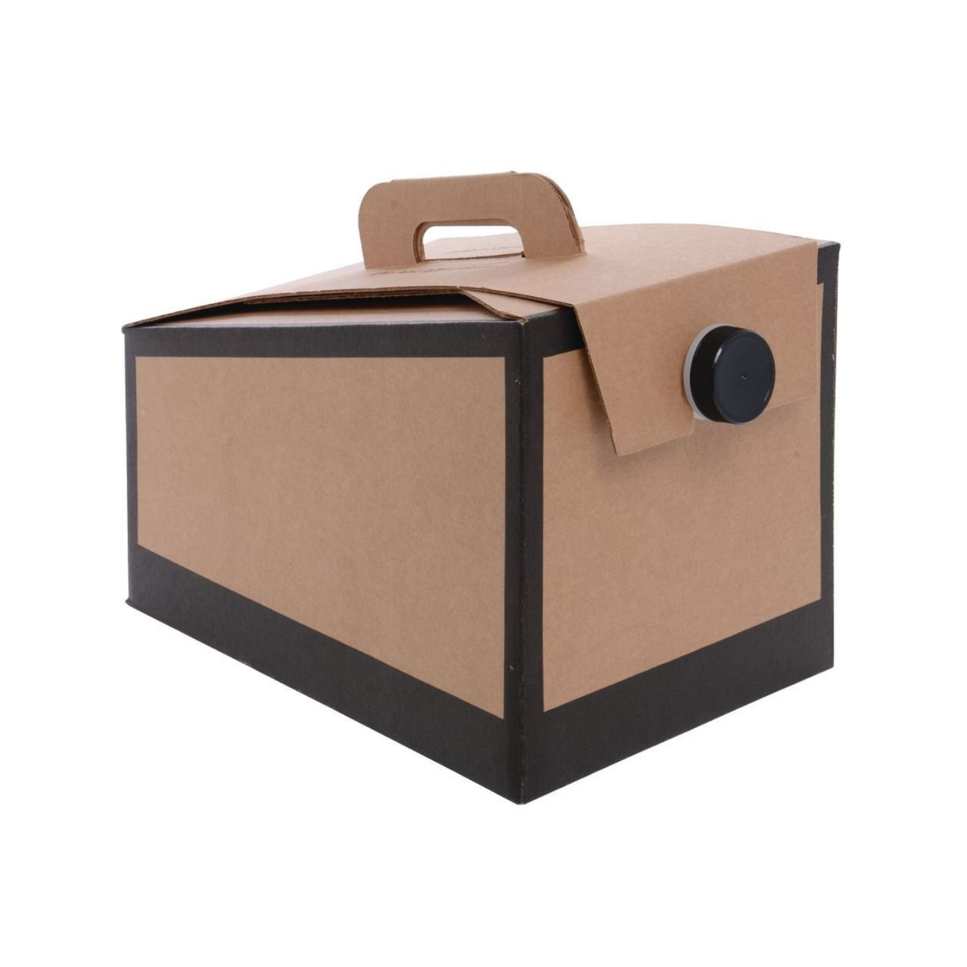 Coffee Take Out Container Kraft 160 oz. - 20/Case