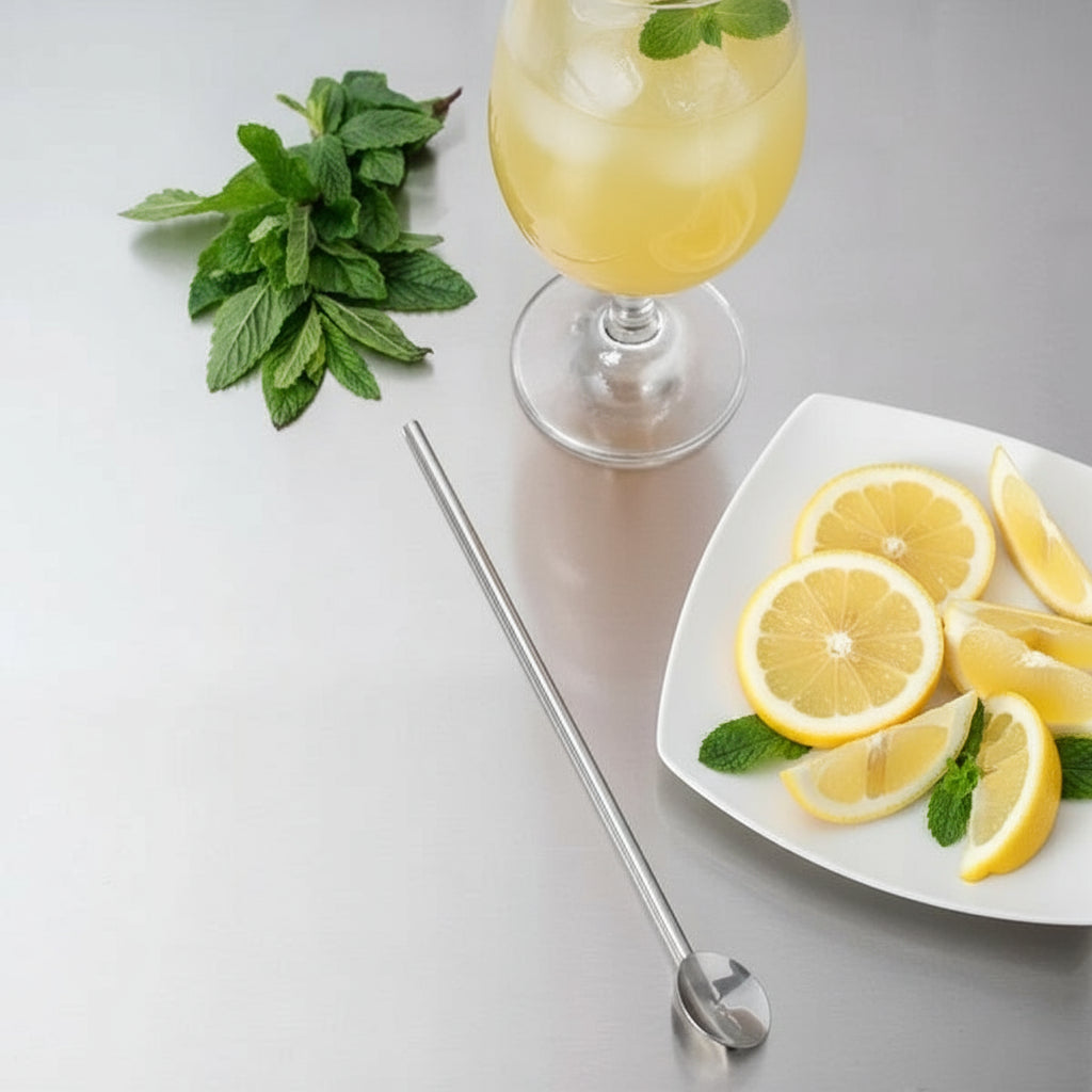 Barfly Stainless Steel Stirrer/Straw 7.6" M37034