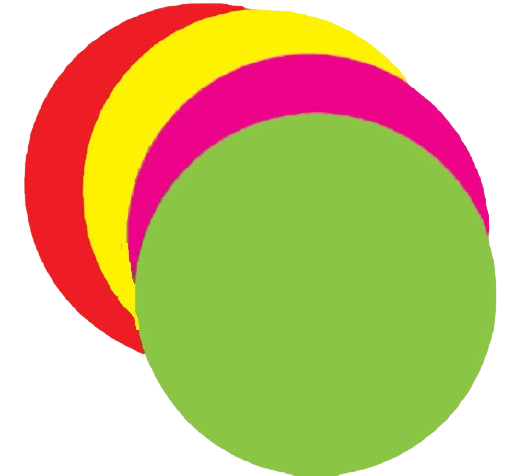 Ultra Glo Circle Sign Card Label - 100/Roll