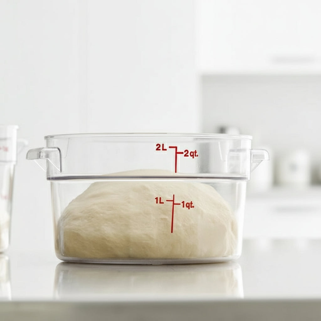 Cambro Polyethylene Clear Round Food Storage Container 2 Qt. RFSCW2135