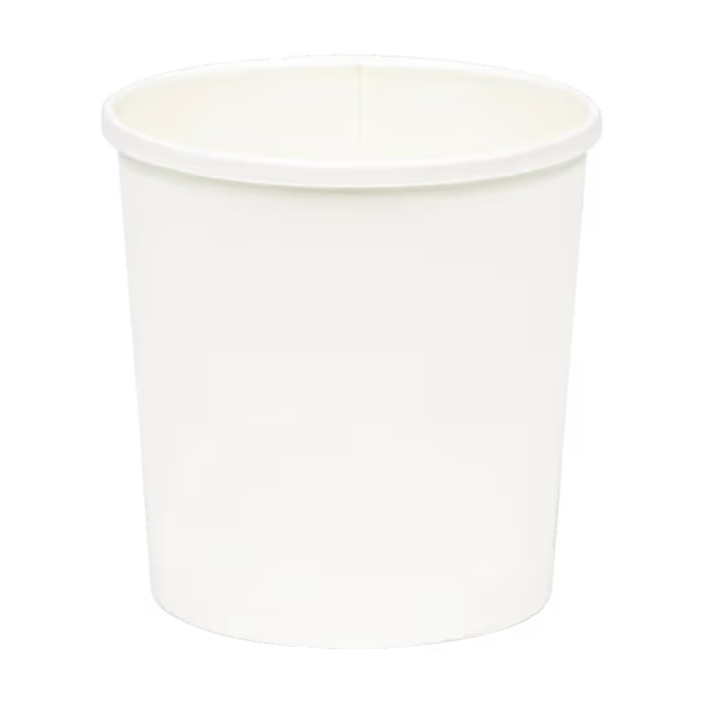 Inno-Pak Paper Food Container White 16 oz. 194204948 - 500/Case