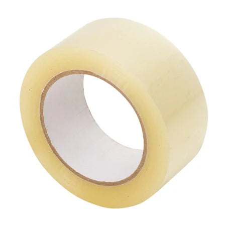 Clear Carton Sealing Tape 2" x 110 Yards - 36 Rolls/Case
