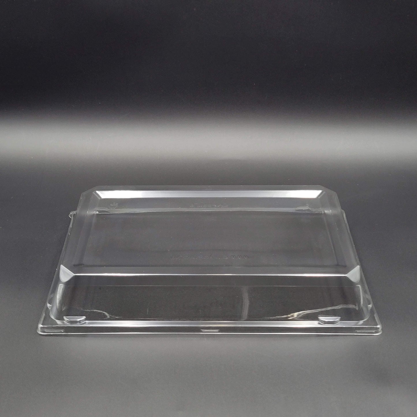 EMI Yoshi Clear Plastic Rectangular Plate Dome Lid 13.5" x 8.5" EMI-RP11LP