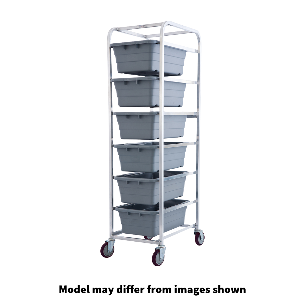 Winholt Mobile Aluminum 4-Lug Cart with (4) Gray Lugs 52"H