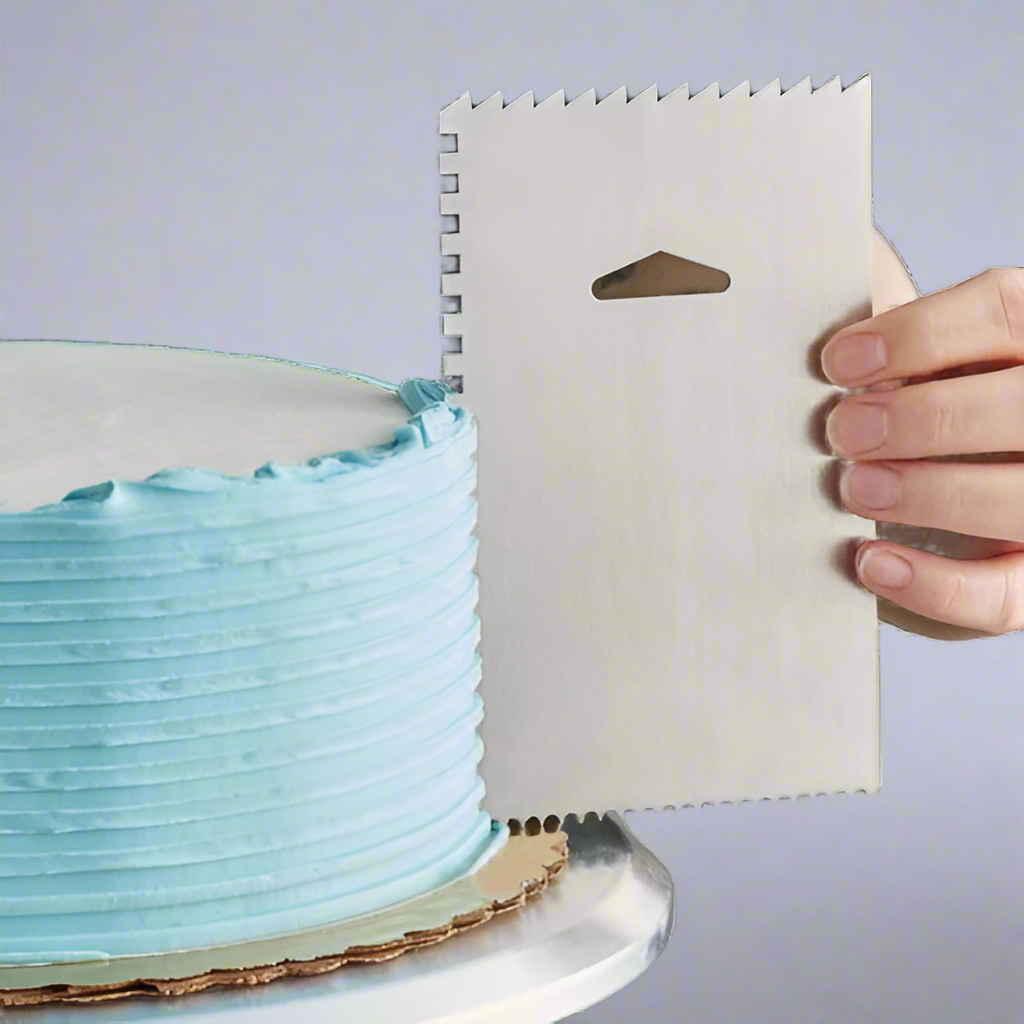 Ateco Aluminum Decorating & Icing Comb 6"x4" 1447