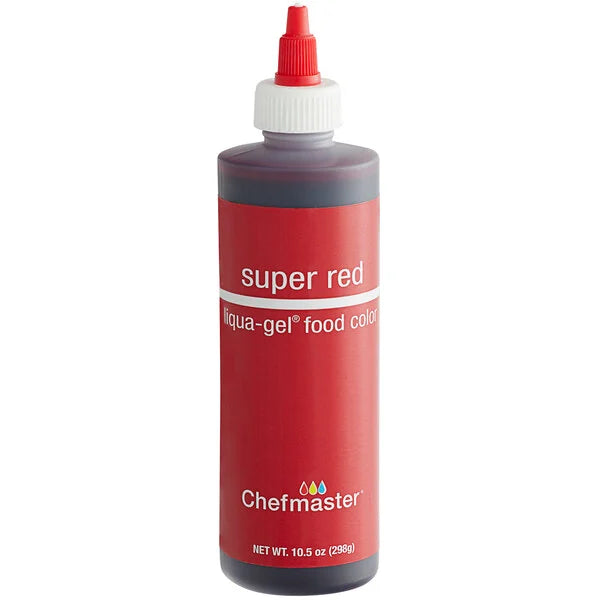 Liqua-Gel Food Coloring Super Red 10.5 oz.