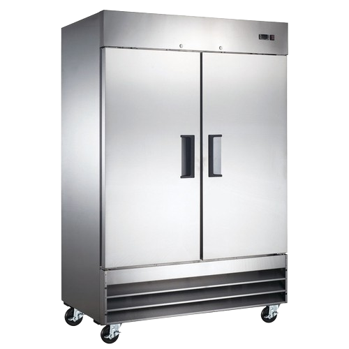 Falcon Two-Section Bottom Mount Reach In Refrigerator 54" Wide