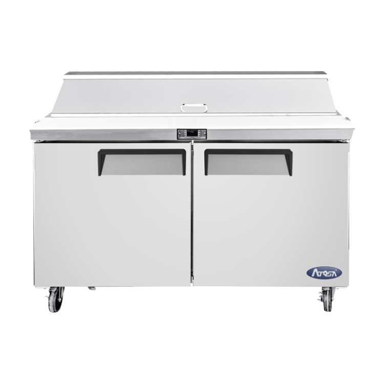 Atosa Two-Section Refrigerated Sandwich/Salad Prep Table 48"W