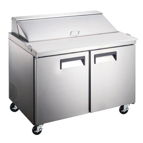 Falcon Two-Section Refrigerated Salad/Sandwich Prep Table 46-3/4" Wide