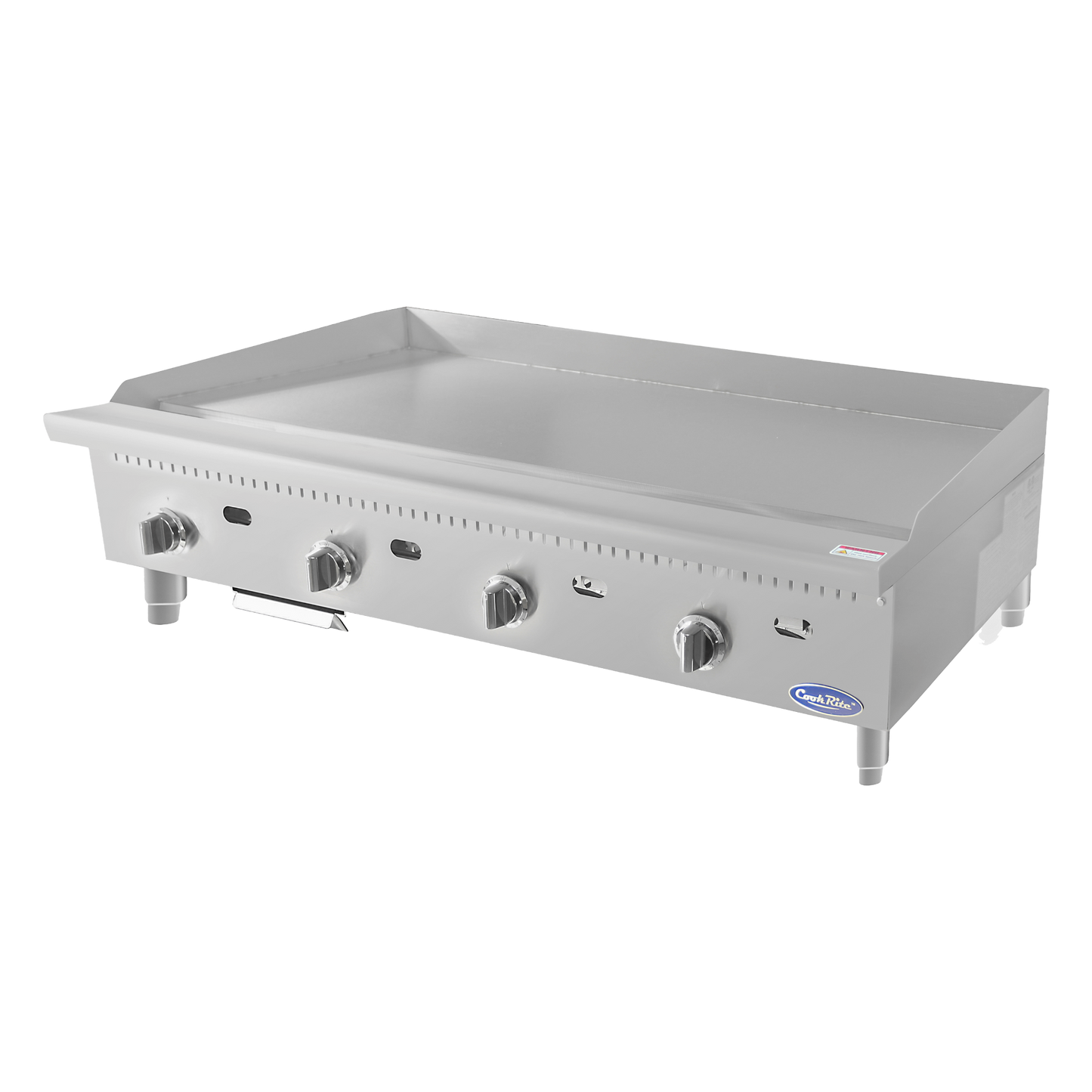 Atosa Heavy Duty Stainless Four Burner Gas Thermo-Griddle 48"W