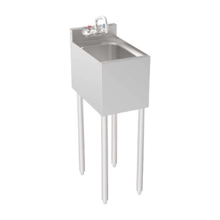 Krowne Silver Series One Compartment Sink 12"W