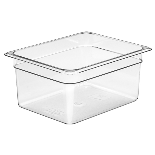 Cambro Camwear Polycarbonate Food Pan 1/2 Size 6" D 26CW135
