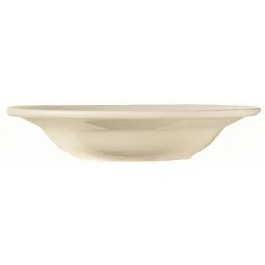 Yanco Ultima Cream White Round Rolled Edge Stoneware Soup Bowl 12 oz. RE-3
