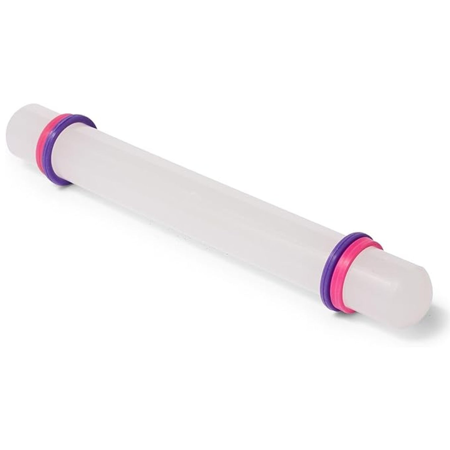 Ateco Plastic Rolling Pin with Rings 8.75” 7512