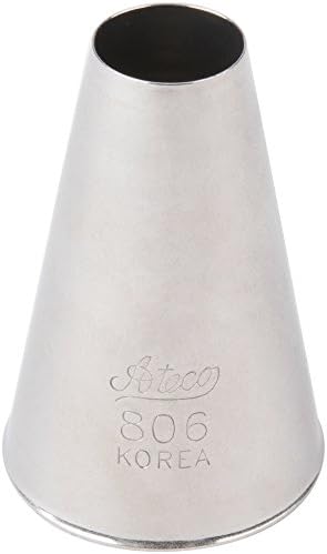 Ateco Stainless Steel Piping Tip Plain #806