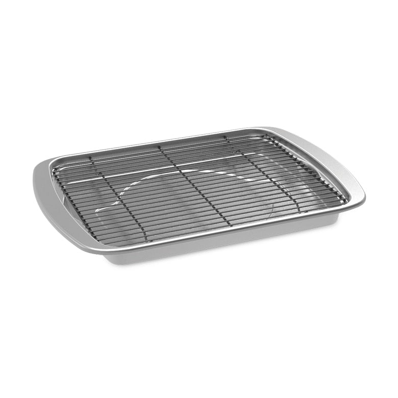 Nordic Ware Oven Crisp Baking Tray Silver Aluminized Steel 45029