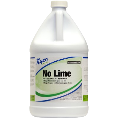 Nyco Products No Lime Bar Glass Wash For Hard Water