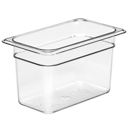 Camwear Polycarbonate Food Pan 1/4 Size 6" D 46CW135