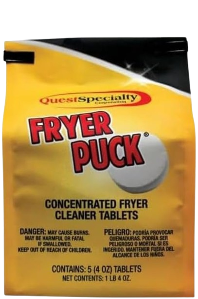 Fryer Puck Concentrated Deep Fat Fryer Cleaning Tablet 4 oz.
