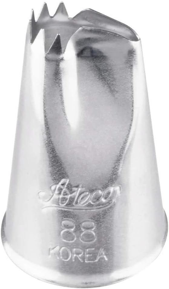 Ateco Stainless Steel Piping Tip Ruffle #88