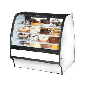 True Specialty Retail Glass Refrigerated Merchandiser 59"W Powder Coated White Interior & Exterior