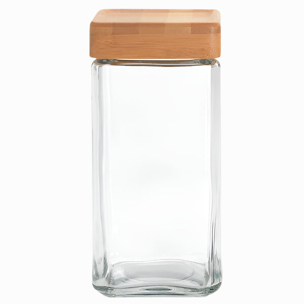 Anchor Hocking Bamboo Lid Glass Jar 2 Qt. 97539