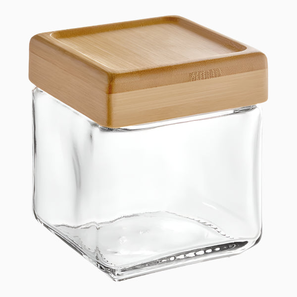 Anchor Hocking Bamboo Lid Glass Jar 1 Qt. 97537