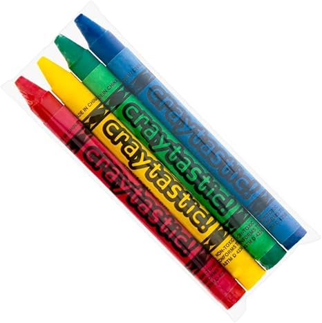 Kids' Crayons Wrapped 4 Pack - 1000/Case