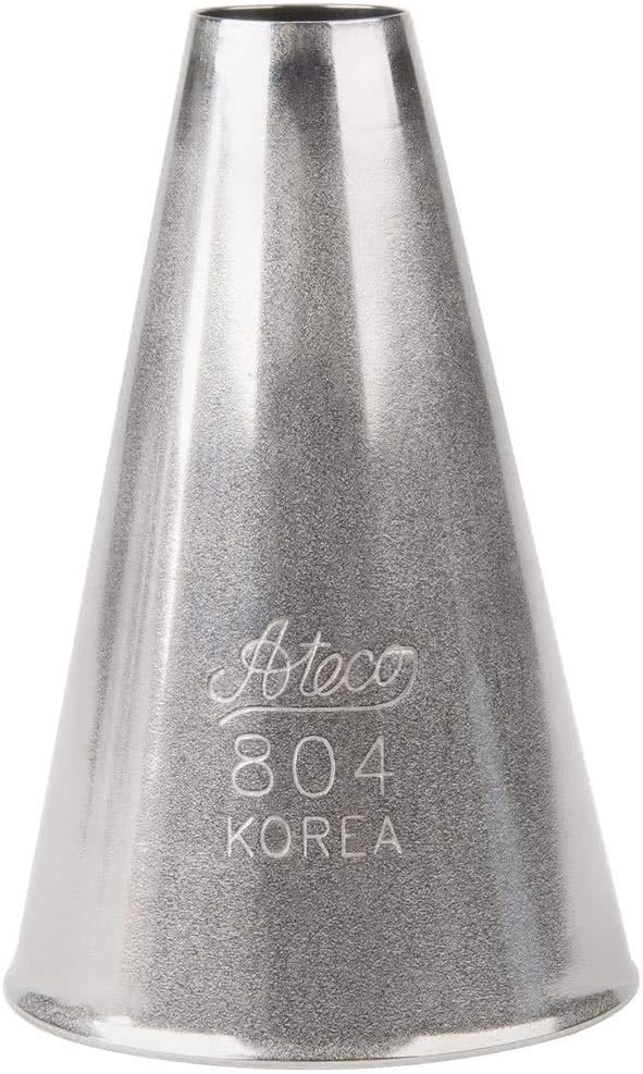Ateco Stainless Steel Piping Tip Plain #804