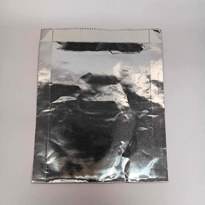 Foil Hamburger/Sandwich Bag Large 6" x 3/4" X 6-1/2" - 1000/Case