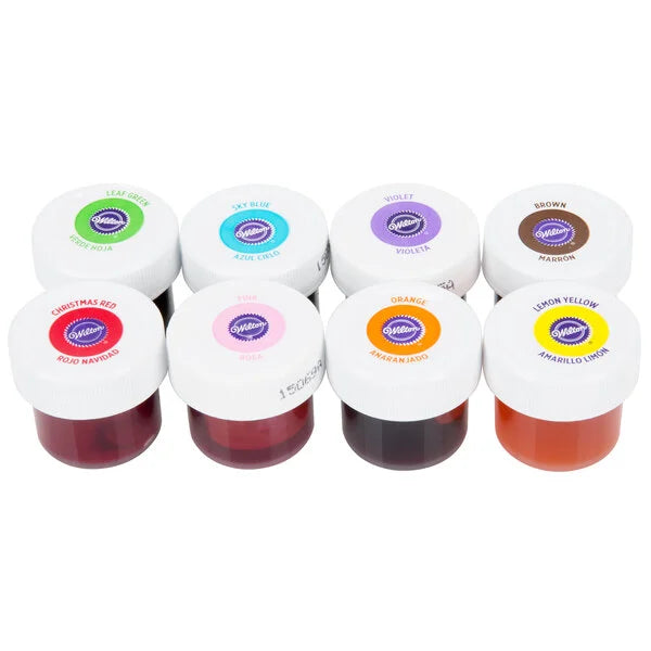 Wilton Variety Pack Gel Food Coloring (Set of 8 Colors) 5 oz.