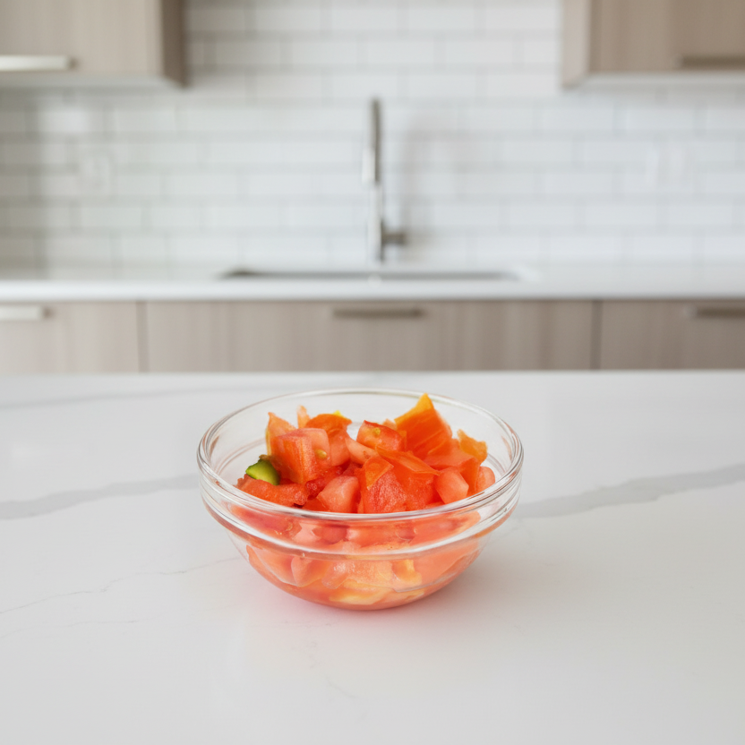 Cardinal Stackable Ingredient Glass Bowl 7.5 oz. E9158