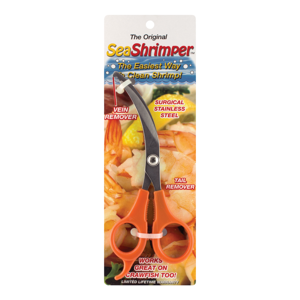 Santoro 431 Sea Shrimper Shrimp Deveiner and Peeler, 8.25"