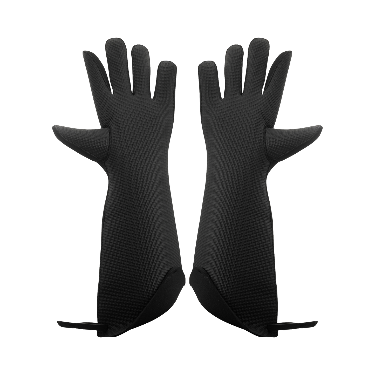 Browne 5430702 KitchenGrips Pro FLXaPrene 5-Finger Oven Gloves, 17"