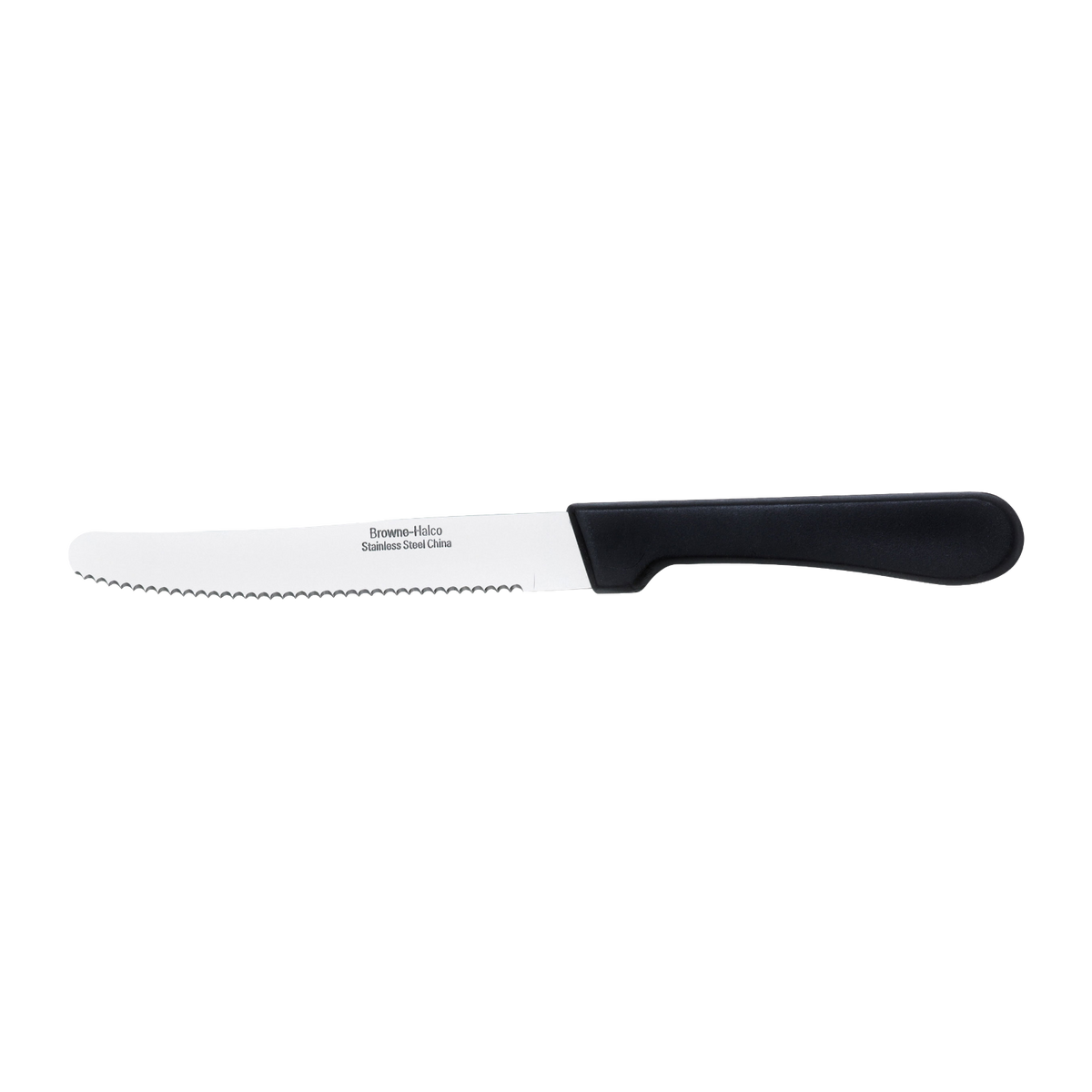 Browne 574329 Stainless Steel Round Tip Steak Knife, 5" (12-Pack)