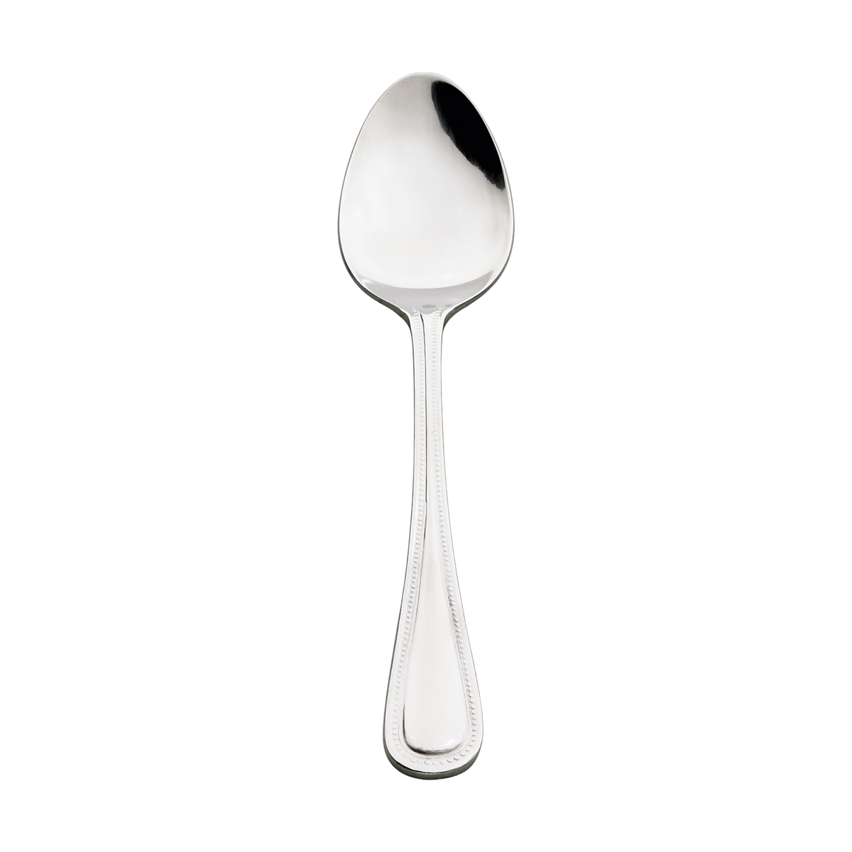 Browne 502923 Contour Stainless Steel Teaspoon, 6.5" (12-Pack)