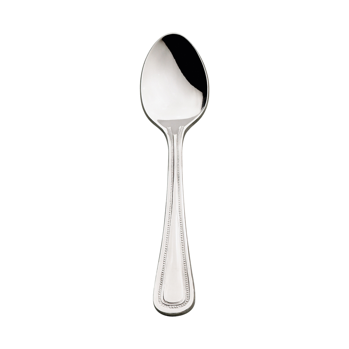 Browne 502925 Contour Stainless Steel Demitasse Spoon, 5" (12-Pack)