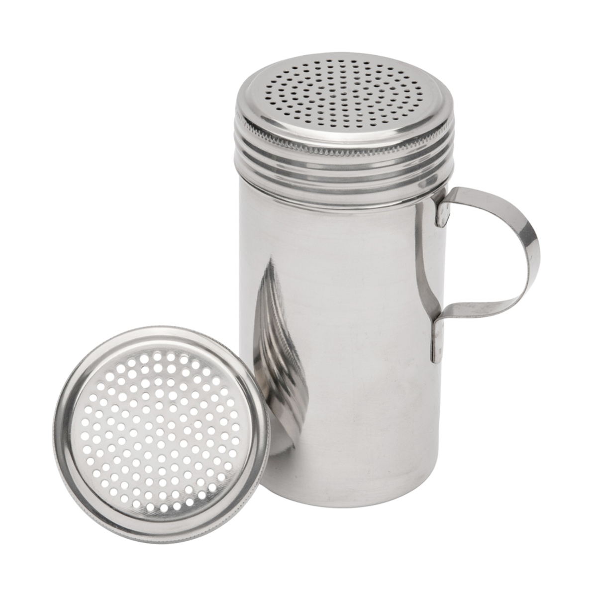 Browne 575699 Stainless Steel Dredge with Handle 2.75" Dia., 12 oz