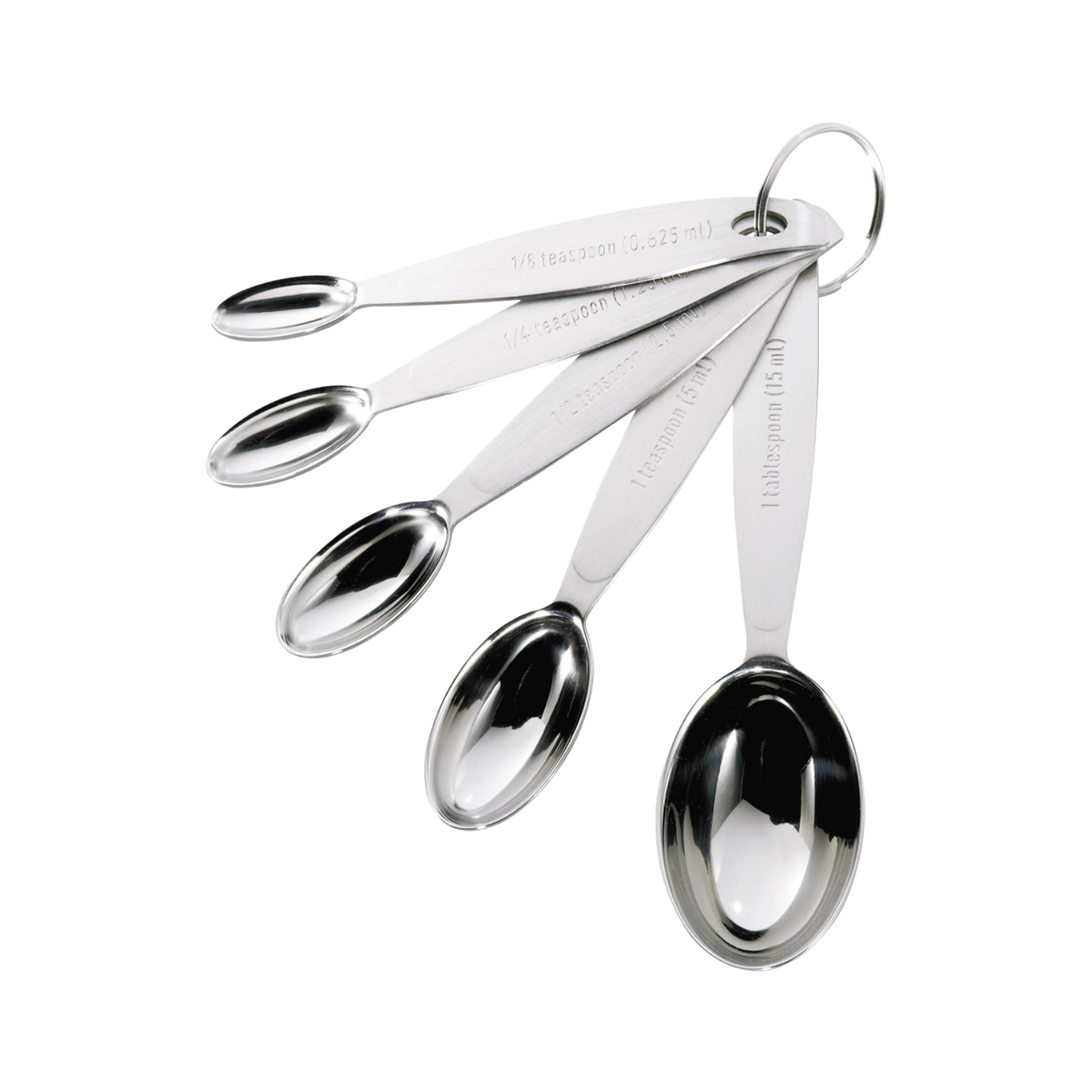 Browne 747002 Cuisipro Stainless Steel Measuring Spoon Set, 5-Piece