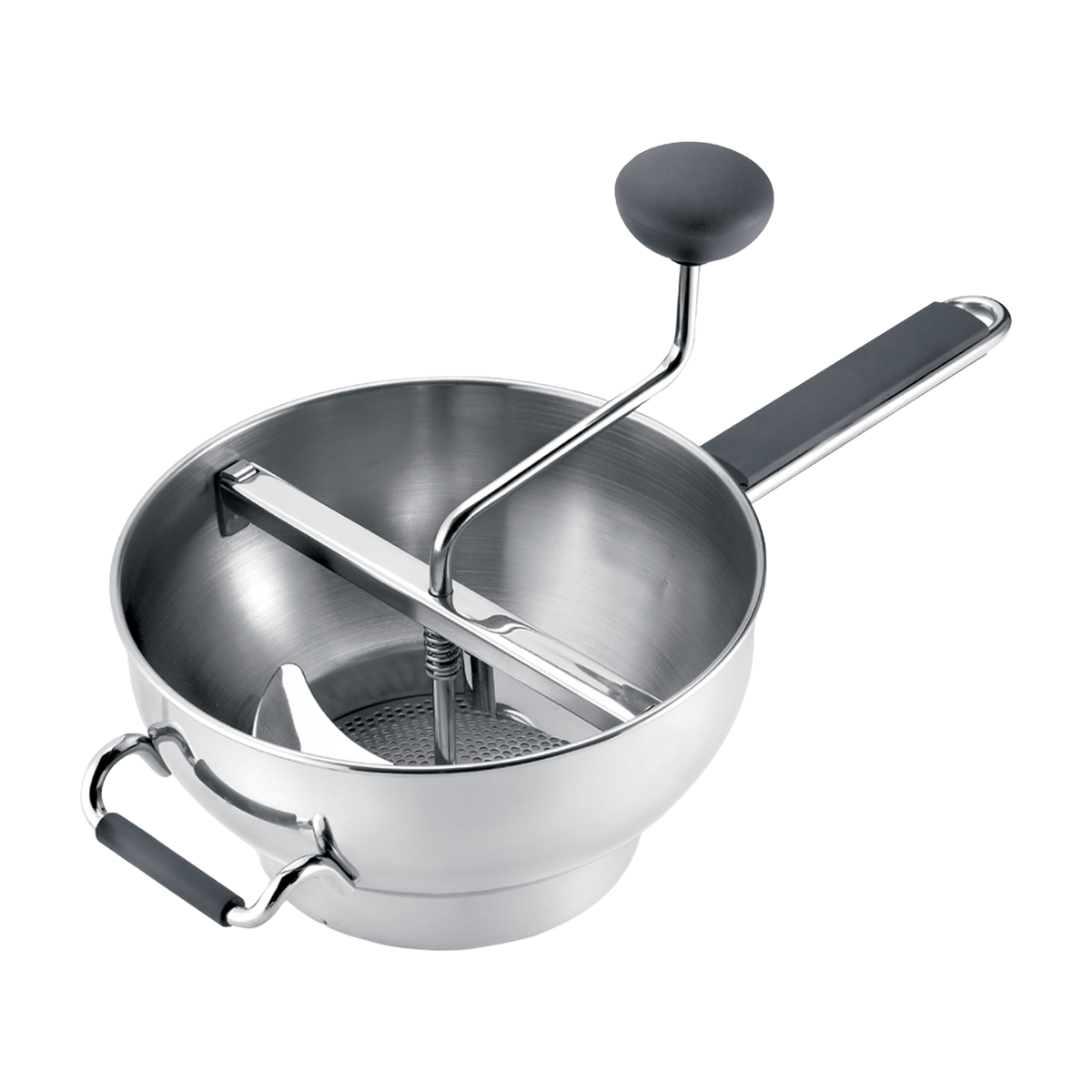 Browne 746479 Cuisipro Stainless Steel Food Mill with 3 Disks, 17.5"