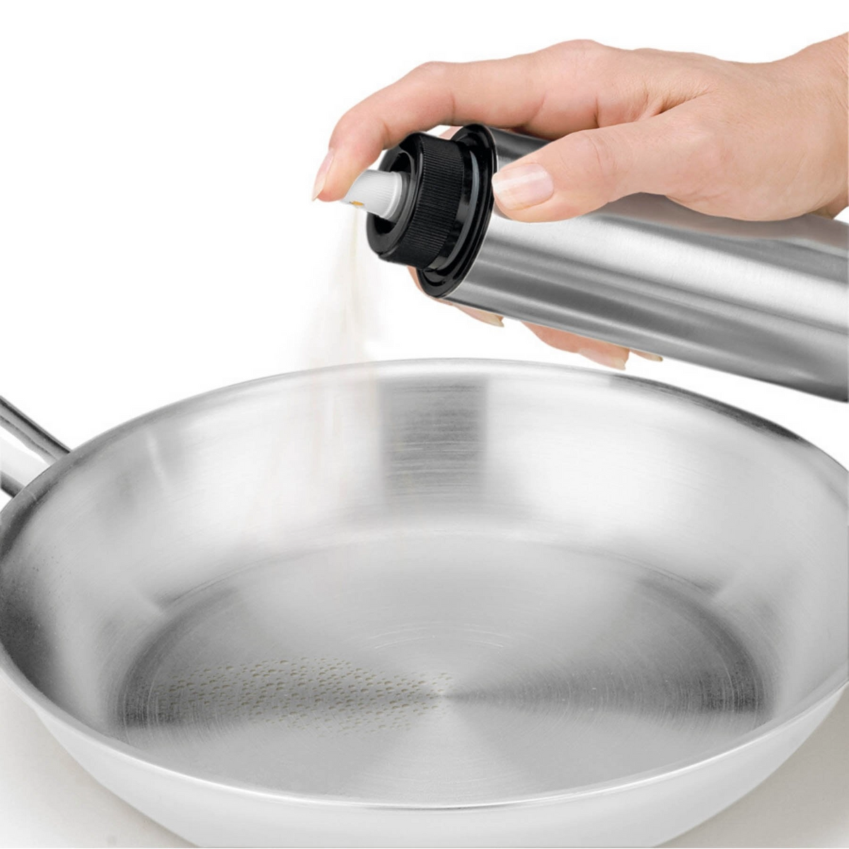 Browne 837530 Cuisipro Stainless Steel Non-Aerosol Spray Pump Mister, 7.6"