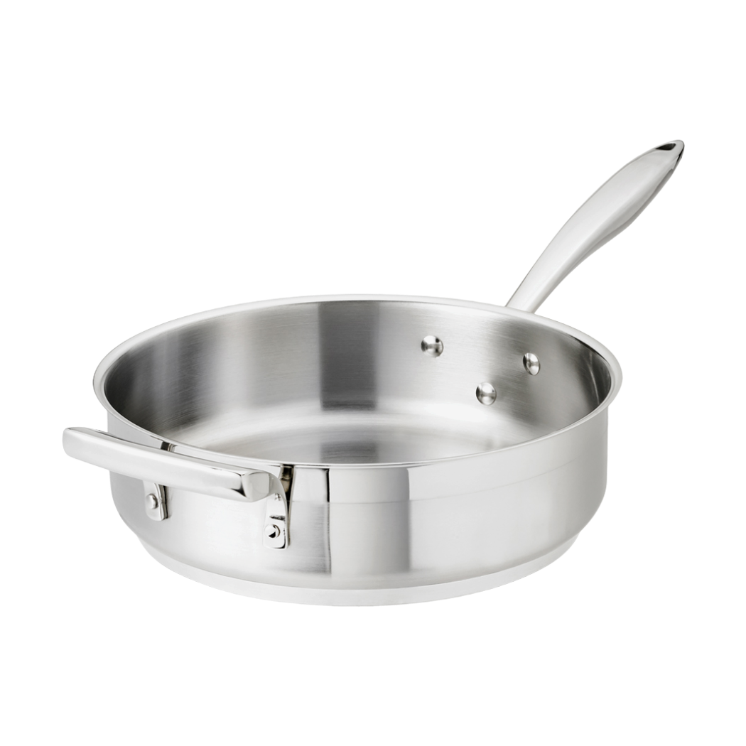 Browne 5724182 Thermalloy Stainless Steel Sauté Pan 11" Dia., 4 qt