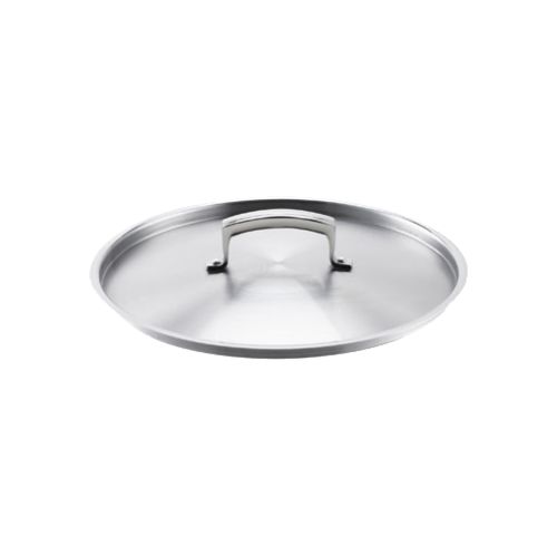 Browne 5724120 Thermalloy Stainless Steel Flat Pot Cover, 4.5 qt, 8"