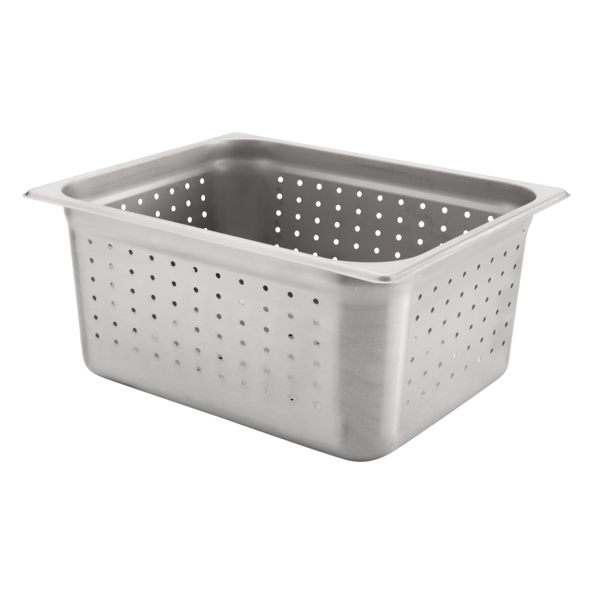 Browne 5781216 Stainless Steel Anti-Jam Perforated Half Size Steam Table Pan 6" Deep, 10.6 qt