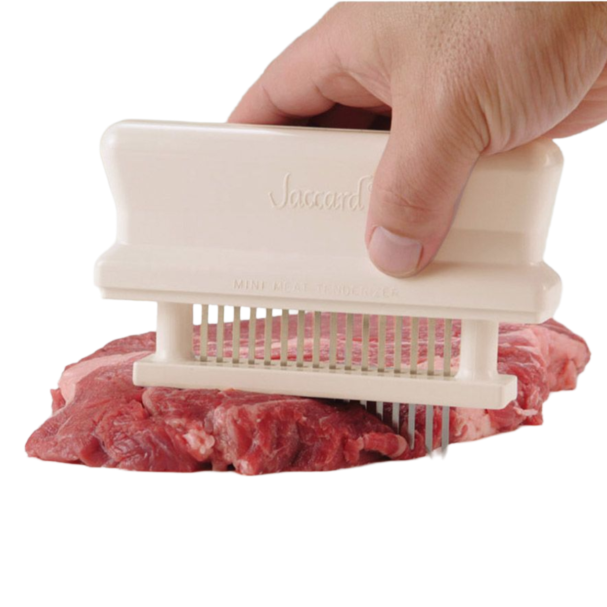 Jaccard Supertendermatic Stainless Steel 48-Blade Manual Meat Tenderizer