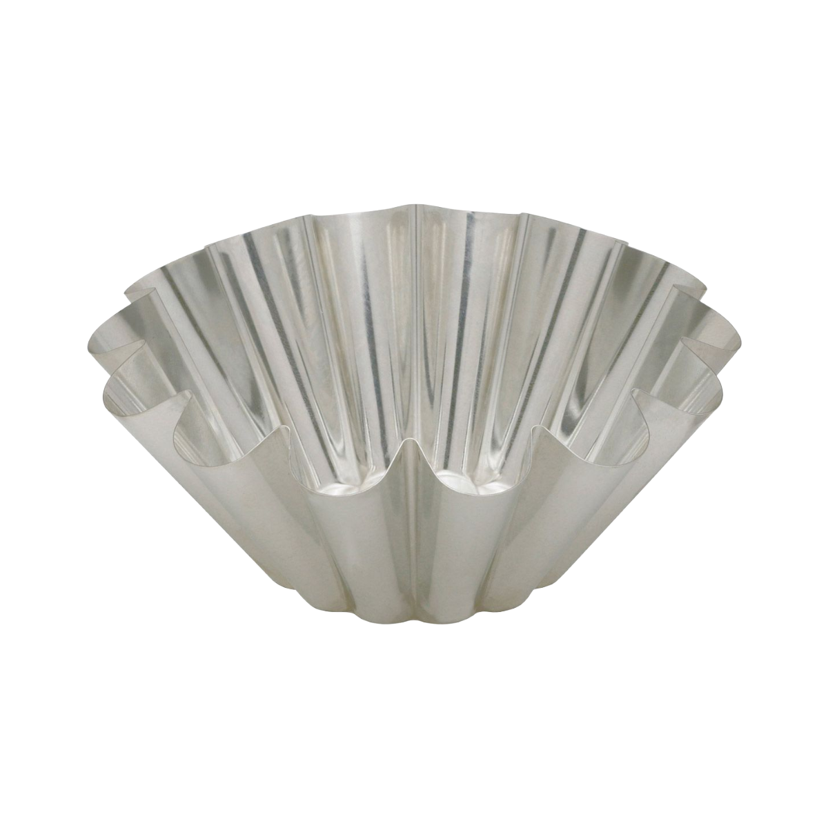 Gobel Tinned Steel Brioche Mold 8" Dia., 6 Cup