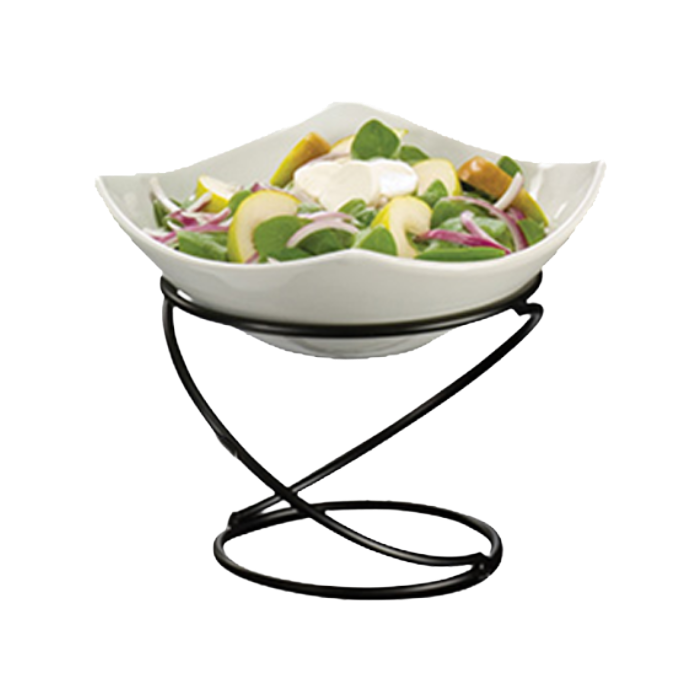American Metalcraft LWUS779 Contempo Wrought Iron Pizza Stand - 7"H, Black
